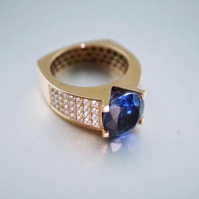 Blue Gemstone Ring